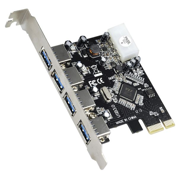 Бесплатная доставка быстрый USB 3.0 PCI-E PCIE 4 порта Express адаптер карты расширения