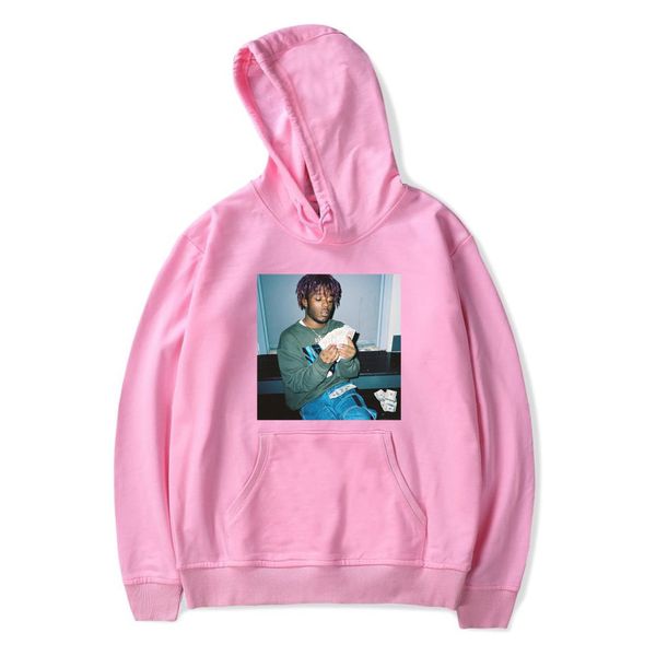 

mens high street hooded hoodies rapper lil uzi vert print v neck sweatshirts men women hip hop loose winter hoodies plus size 2xs-4xl, Black