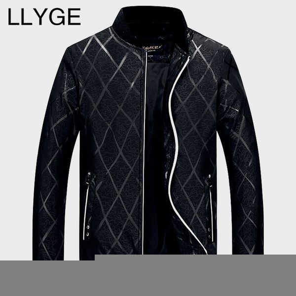 

2018 autumn mens bomber jacket male casual jackets overcoat men stand collor bomber jacket coat outerwear plus size, Black;brown