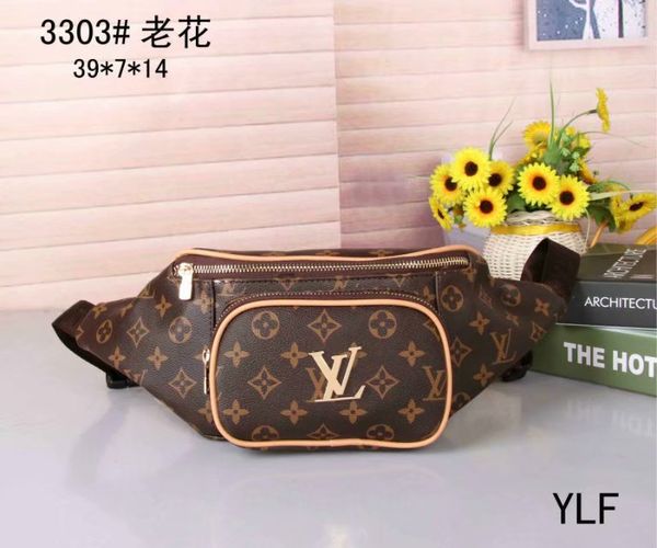 

2019 logo luxurious camo bumbag men cross body shoulder bag camouflage autn material waist bags bumbag cross fanny pack bum waist bags
