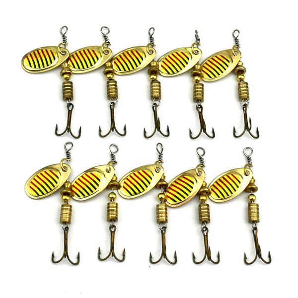 

10шт ложки рыболовный комплект / форель spinner kit/ 5.7 cm spinnerbaits3. 2g рыболовные снасти оптом