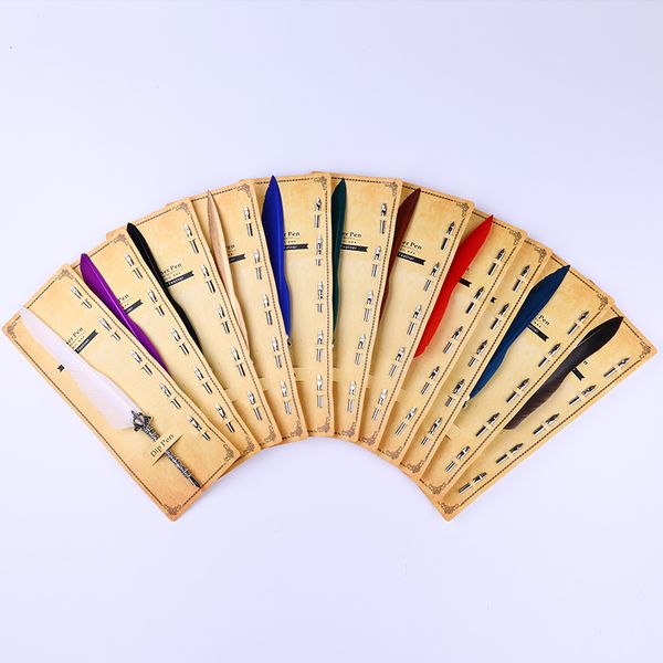 

beautiful feather pens ink pen writing signing for school supplies stationery items pen stationery item 2018 ing