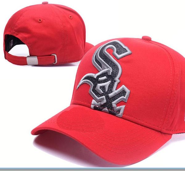 

2018 Спорт Белый Sox шляпа бейсболка вышивка thounds стили розетка snapback регулируемые Snapb