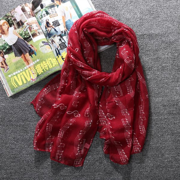 

charming white burgundy navy music note sheet music piano notes script print scarves infinity scarf, Blue;gray