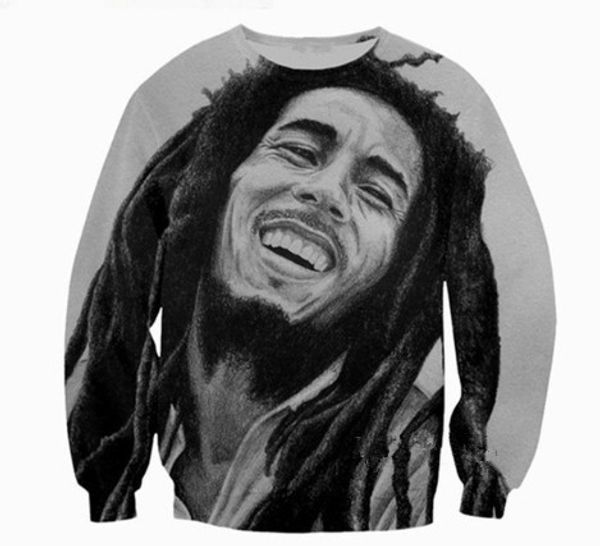 

fashion men/women reggae star bob marley 3d printed sweatshirt summe style fashion casual sweatshirt s-xxxxxxxl b79, Black