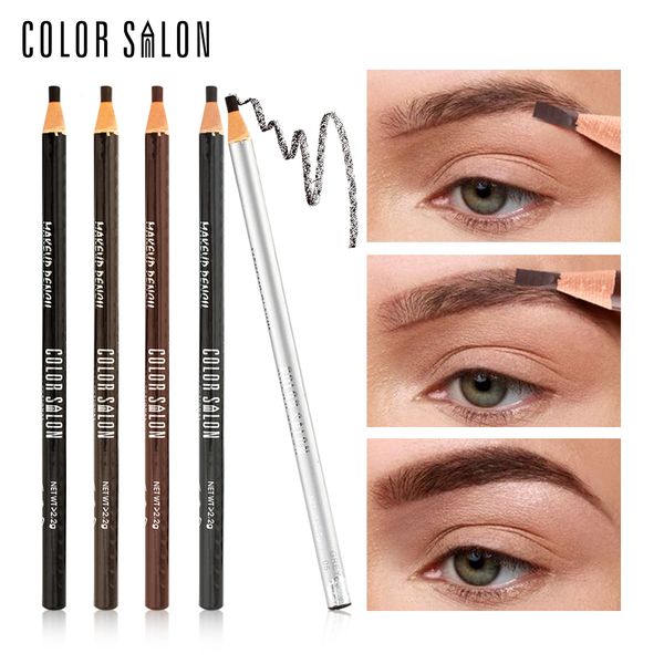 

color salon eyebrow pencil professional waterproof eyebrow pencil beauty cosmetics eye pen make up tool natural eyebrow enhancer