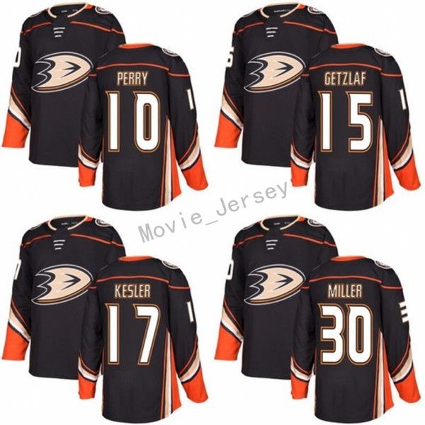 

2018 New Style Anaheim Ducks 10 Corey Perry Jersey 15 Ryan Getzlaf 17 Ryan Kesler Ice Jerseys All Stitched Black 30 Ryan Miller