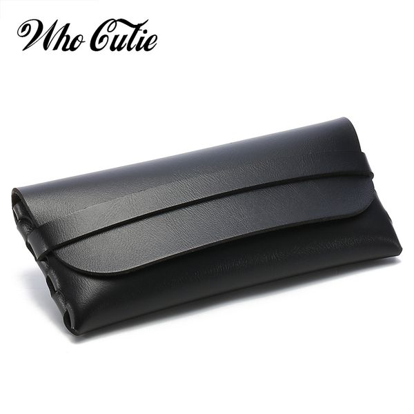 

2018 pu leather glasses case vintage sunglasses organizer eyeglasses storage holder retro eyewear box bag om726
