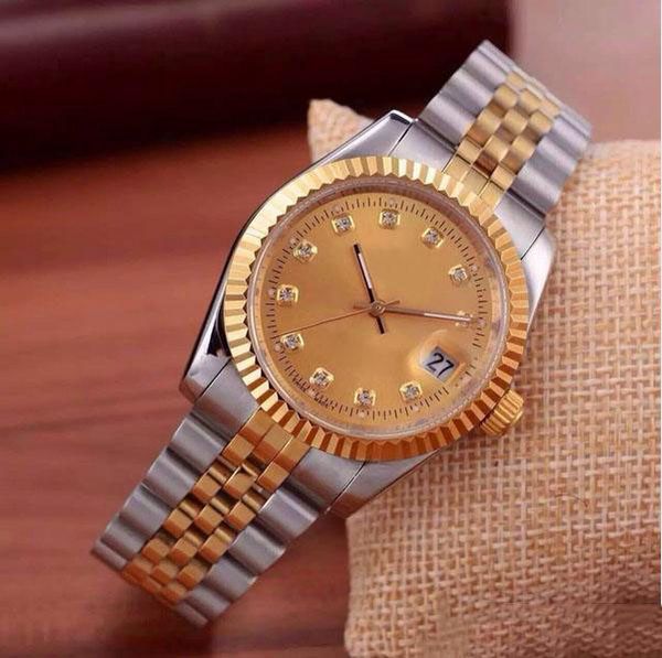 

40MM Luxury Relogio Fashion Brand Designer Product Diamond Daydate Watches Men Women Date New Steel Clock Quartz Watches For Men 279173