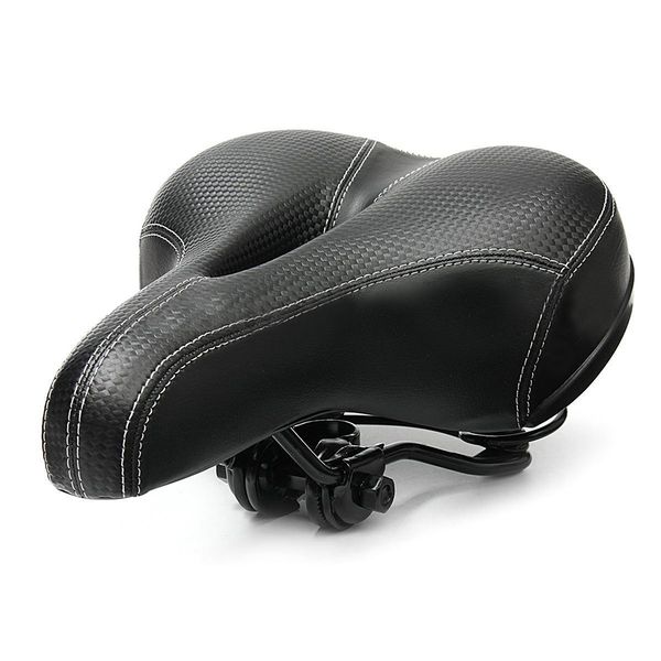 

bicycle cycling big bum saddle seat road mtb bike wide soft pad comfort cushion