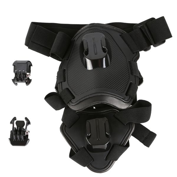 

go pro fetch dog mount собачья упряжь нагрудный ремень крепление для go pro camera hero 4/3+/3/5/sj4000 / xiao yi собака нагрудный ремень ак