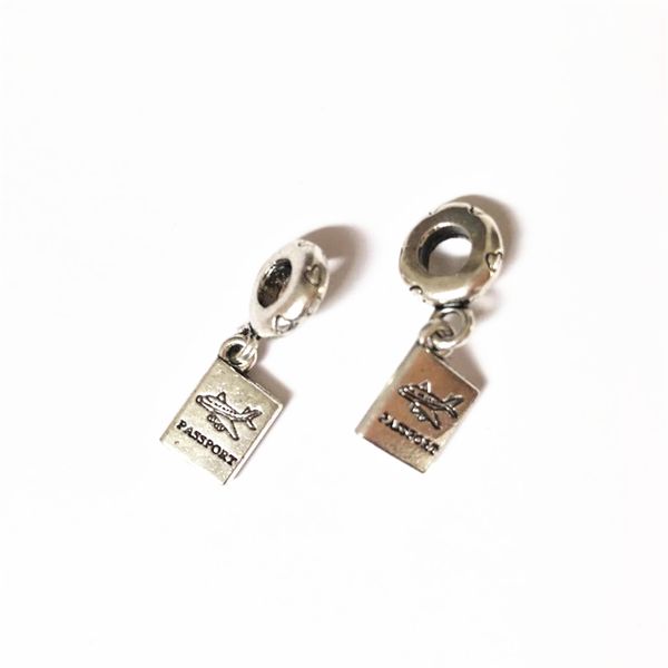 

Travel Plane Dangle Alloy Charm Bead Fashion Women Jewelry Stunning European Style For DIY Bracelet Necklace