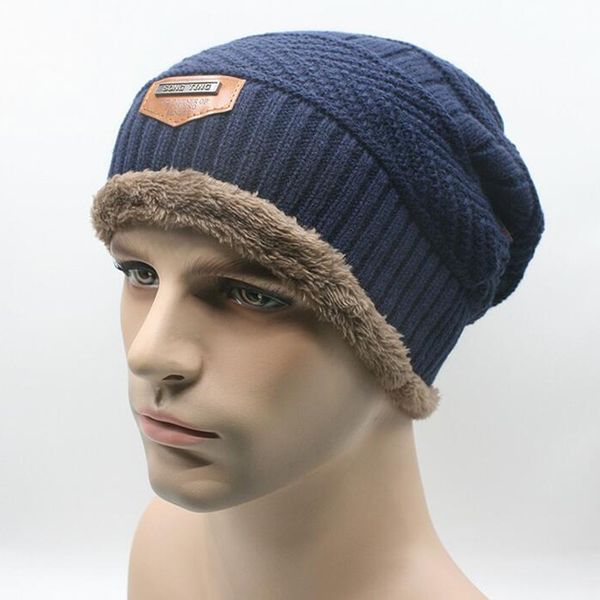 

brand fashion winter cold protection caps 6 color knitted hedging caps autumn keep warm knit