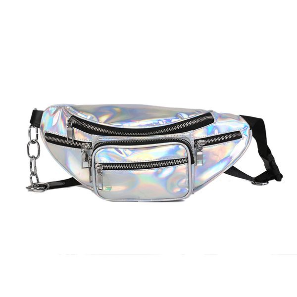 

marsupio moto chest rig bag holographic belt pocket kids for women pouch bag heuptasje hologram bag waist purse