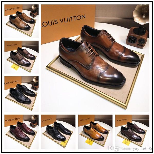 

2018 высокое качество бренда формальное платье обувь для нежных мужчин черный животных вышивка натуральная кожа обувь острым носом мужская б, Black