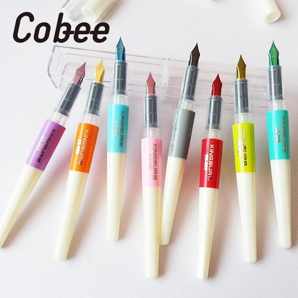 

0.5mm fountain pen piston plastic ink fountain pens caneta stationery office school supplies student writing tool