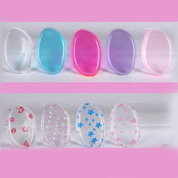 

new jelly soft silicone gel powder puff sponge for cosmetic face foundation bb cream makeup tool