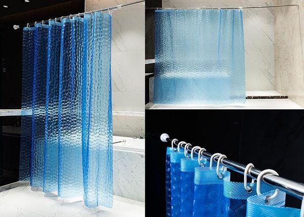 

занавески для душа eva прозрачный 3d утолщенные 1.8 м занавески для душа ванная комната занавес moldproof водонепроницаемый занавес ванной