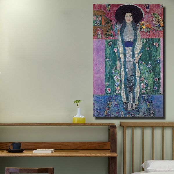2019 Canvas Prints Klimt Portrait Wall Pictures For Living Room Oil Painting For Living Room Bedroom Office No Frame From Framedpainting 27 73