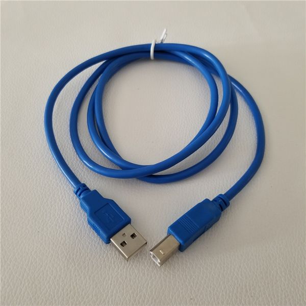 

usb type a to usb type b printer port male to male for printer blue 1.2m