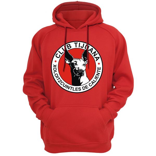 

club tijuana xolos mexico liga mx hoodies sweatshirts casual apparel hooded hoody fashion casual apparel outerwear clothing 519, Black