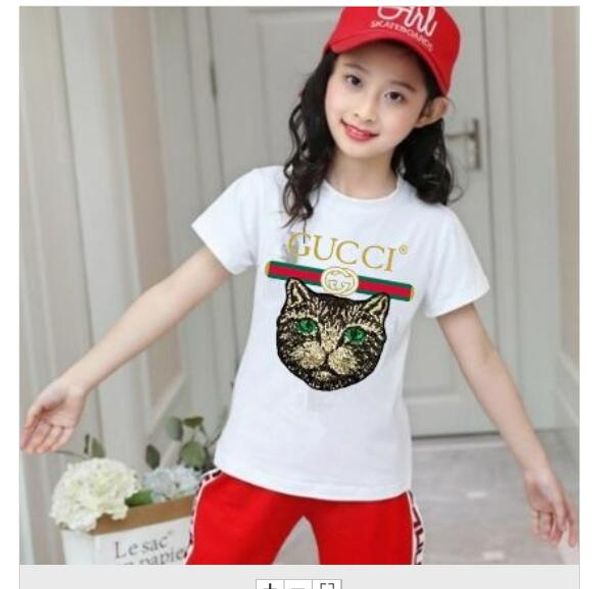 

2019 new brand designer brand 2-9 years old Baby boys girls T-shirts 2019 summer shirt Tops cotton children Tees kids Clothing 3 colors#