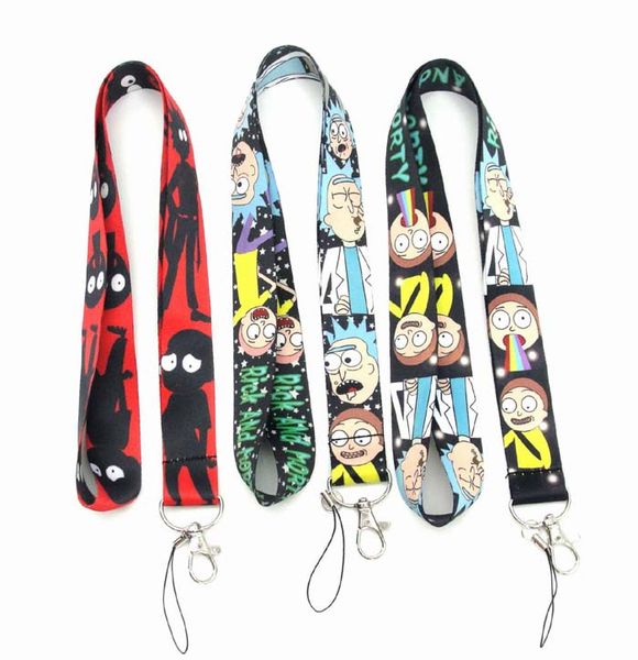 

30pc of rick and morty anime cell phone neck trap lanyard key chain cute id badge key ring co play acce orie