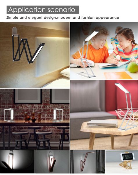 2019 Usb Charging Portable Led Mini Folding Desk Lamps Adjustable Diy Night Lights Table Lamp For Computer Reading Study Bedside From Light Lead