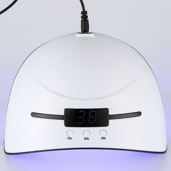 

new 36w led uv lamp nail dryer 12pcs led nail lamp for gel polish manicure usb cable time setting art tools