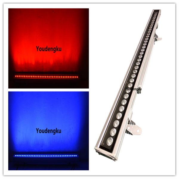 

double chasing led bar waterproof 36x10w rgbw 4in1 led strip wall washer ip65 rgbw wallwasher led