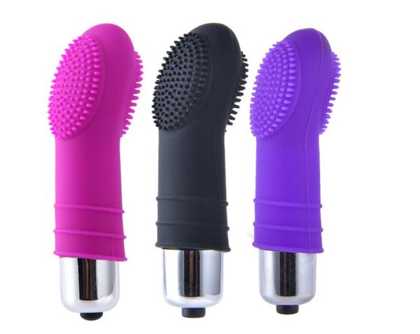 Min AV Finger Vibrator Klitoris Stimulator G-punkt Orgasmus Squirt Zauberstab Massagegerät für Frauen Sex Spielzeug Weibliche Masturbation 3 farben