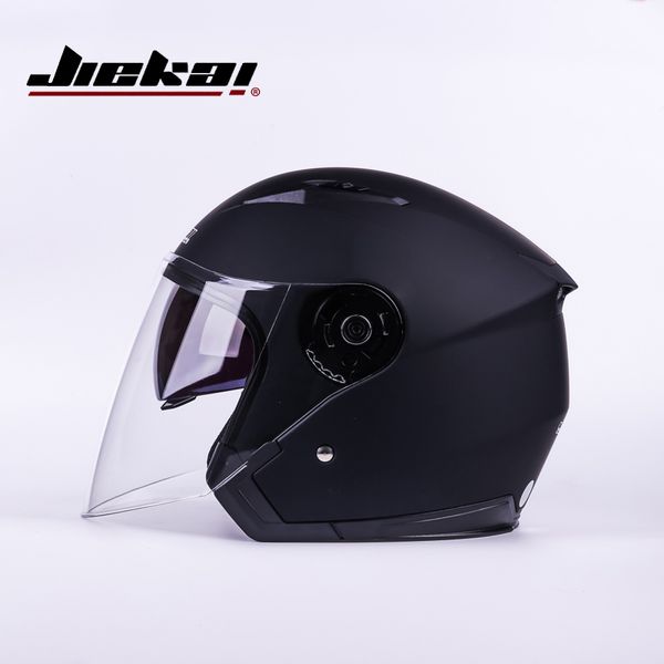 

jiekai motorcycle helmets electric bicycle helmet open face dual lens visors men women summer scooter motorbike moto bike helmet