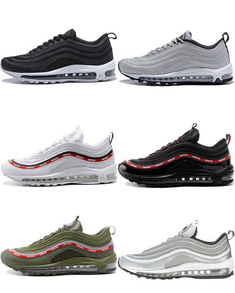 Großhandel 2018 Beste Neue 97 OG X Undftd Schwarz Speed Red DS Männer Frauen Laufschuhe Turnschuhe Trainer Männer Sport Schuh Eur 46 US 12 Tripel Großhandel Nike Air Max 97 Airmax 97 OG X Undftd Schwarz Speed Rot DS Herren Laufschuhe Für Frauen Turnschuhe Trainer Herren Sport Schuh Eur 46 US