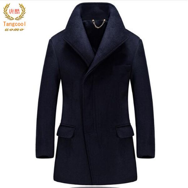 

plus size 3xl 4xl new arrival wool casual men down collar men jackets casual winter jackets, Black