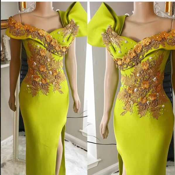 

evening dress long dress sheath bateau yellow split side prom dress customable all sizes cool dazzling u, Red