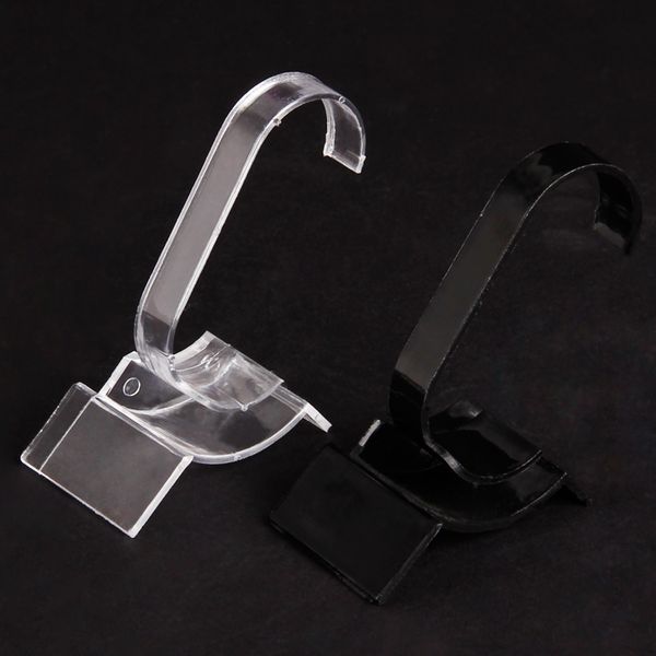 

Оптовая 20 Черный / Прозрачный Пластиковый Дисплей Часы Стенд Держатель