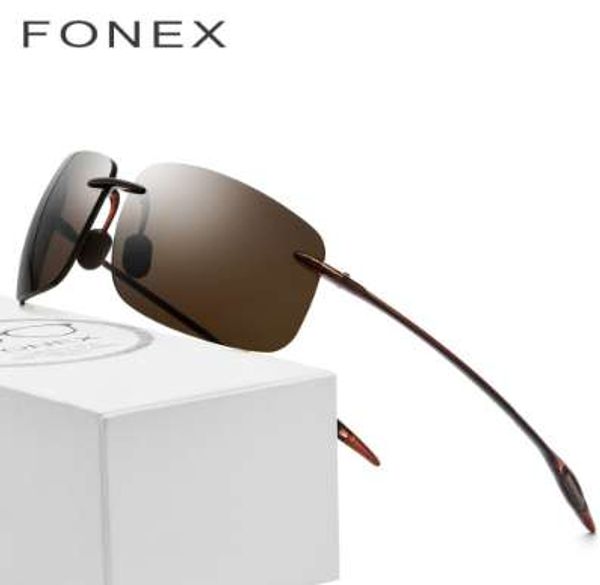 

new ultem tr90 rimless sunglasses men ultralight 2018 square frameless sun glasses for women brand designer nylon lens, White;black
