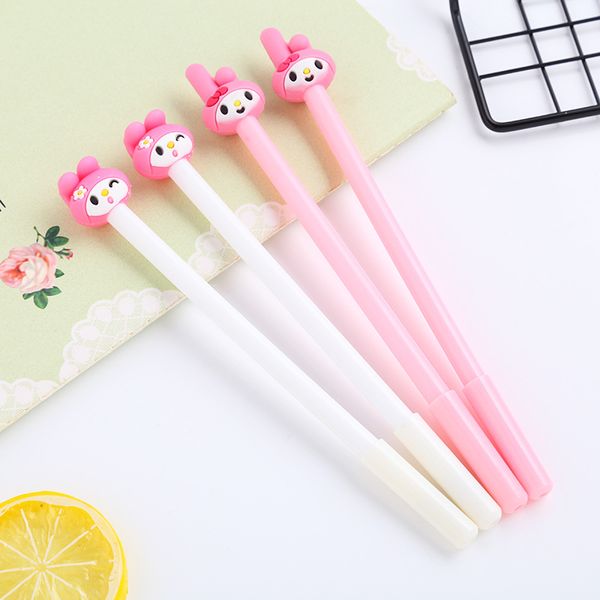 

48pcs/lot cute cartoon melody girl gel pen water ink signing pen office school stationery writing tool promotion gift