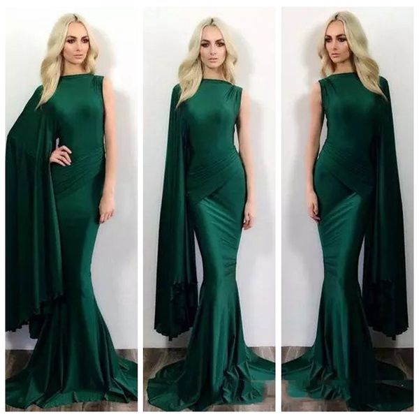 

2019 slim one long shoulder mermaid prom dresses pleated ruched custom special occasion party gowns customized vestidos de soiree cheap, Black