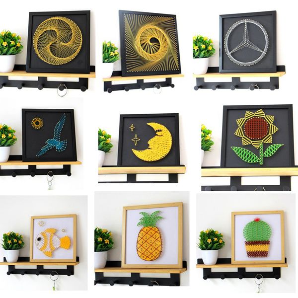 13styles Diy Winding Drawing Cartoon Animals Plants Children Kids Baby Room Background 3d Wall Painting Home Decoration 30 30cm Kids Bedroom Wall