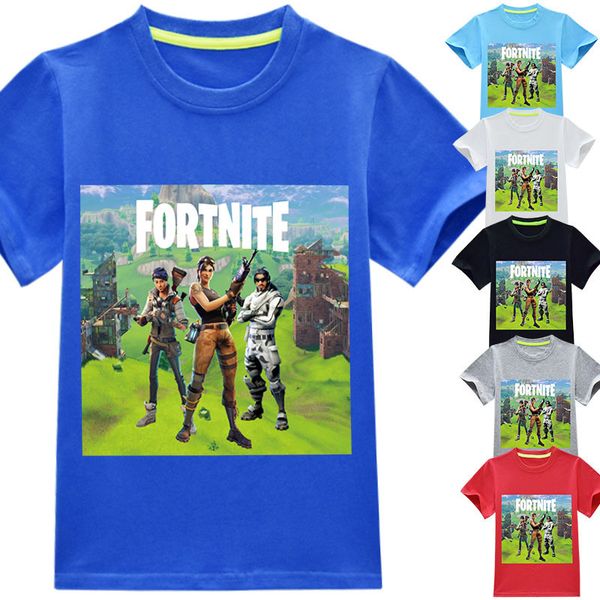 2018 toddler girls tops t shirt christmas kids clothing 2016 winter boys girls fortnite t shirts 2018 new children game cartoon cotton short sleeve t shirt baby kids clothing for 3 14years 40 style b11