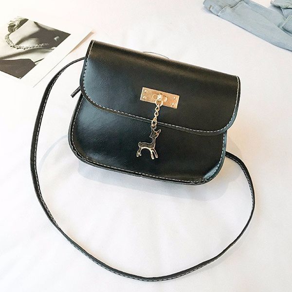 

women messenger bags cross body tote pu leather mini fawn pendant female shoulder bag new handbags bolsas
