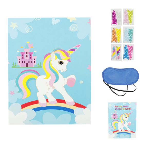 pin the horn on the unicorn fun kids birthday party favors home