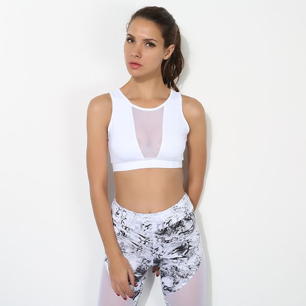 

Summer Regular Crop Top Mesh Women Sleeveless Sportswear Set Sweatshirt Female Tracksuit Girls Jerseys 2 Piece Set