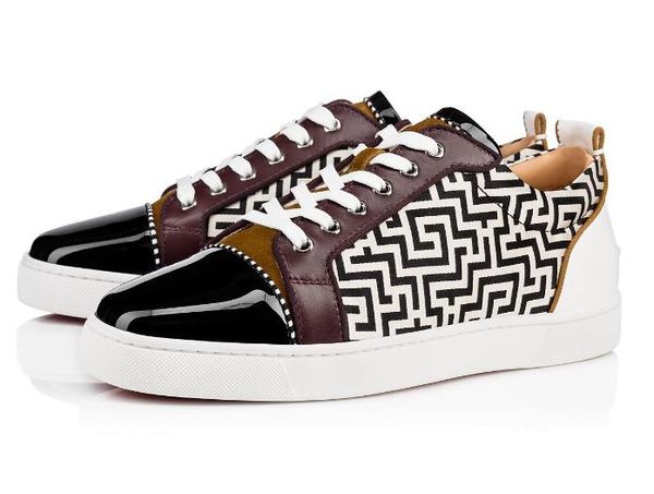 

2018 classic men's flat casual sneakers colorful leather junior orlato men's flat low cut outdoor trainers men walking dress shoes, Black
