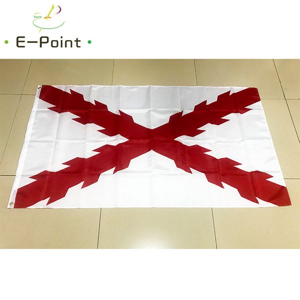 Bandeira da espanha cruz espanhola de borgonha 3 * 5ft (90cm * 150cm) bandeira de poliéster banner decoração voando jardim de casa bandeira festiva