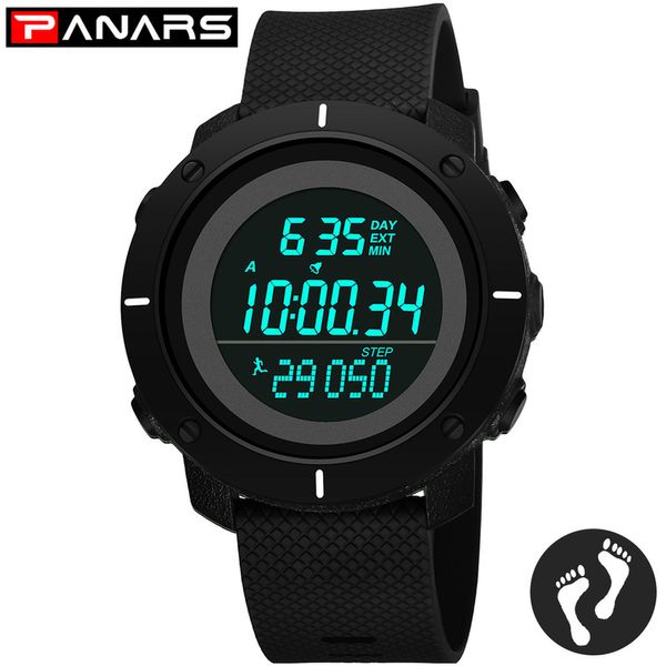 

panars men sport watch g outdoor waterproof fitness watches digital wristwatch alarm male clock relogio masculino, Slivery;brown