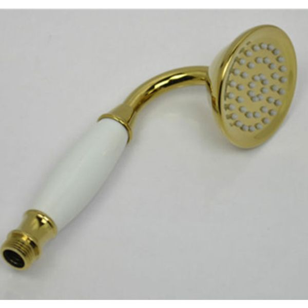 

nola single brass+ceramics telephone handheld gold plated shower head