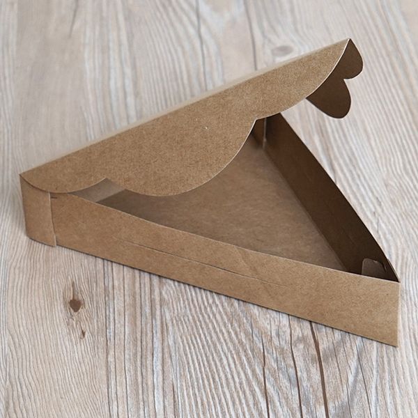 Kraftpapier-Box, Süßigkeiten-Pizza-Boxen, Weihnachtsfeier-Geschenk, Obstkuchen, Käsekuchen, Geschenkverpackung