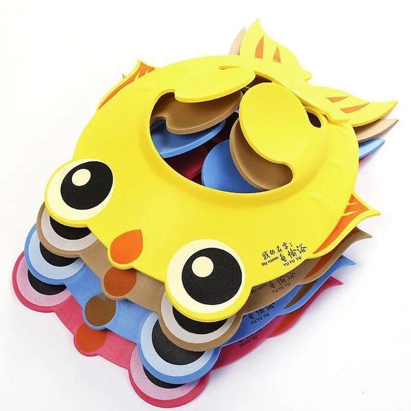 

high elasticity shampoo cap safe thickening adjustable shower hats fish shape for baby wash hair shield hat 3 99qw ff